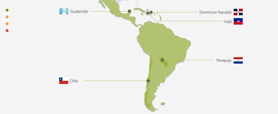 Good Neighbors South America branch is a detailed map.